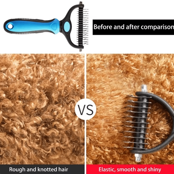 Brosse Anti-Nœuds Professionnelle – Double Face Haute Efficacité