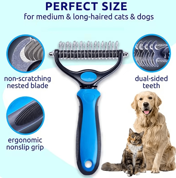 Brosse Anti-Nœuds Professionnelle – Double Face Haute Efficacité