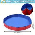 Piscine Pliable pour Chien et Chat – Baignoire Portable d'Été pour Animaux de Compagnie