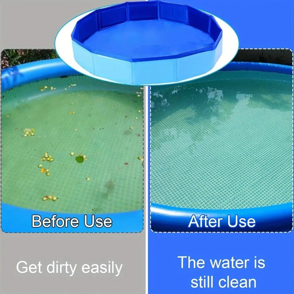 Piscine Pliable pour Chien et Chat – Baignoire Portable d'Été pour Animaux de Compagnie