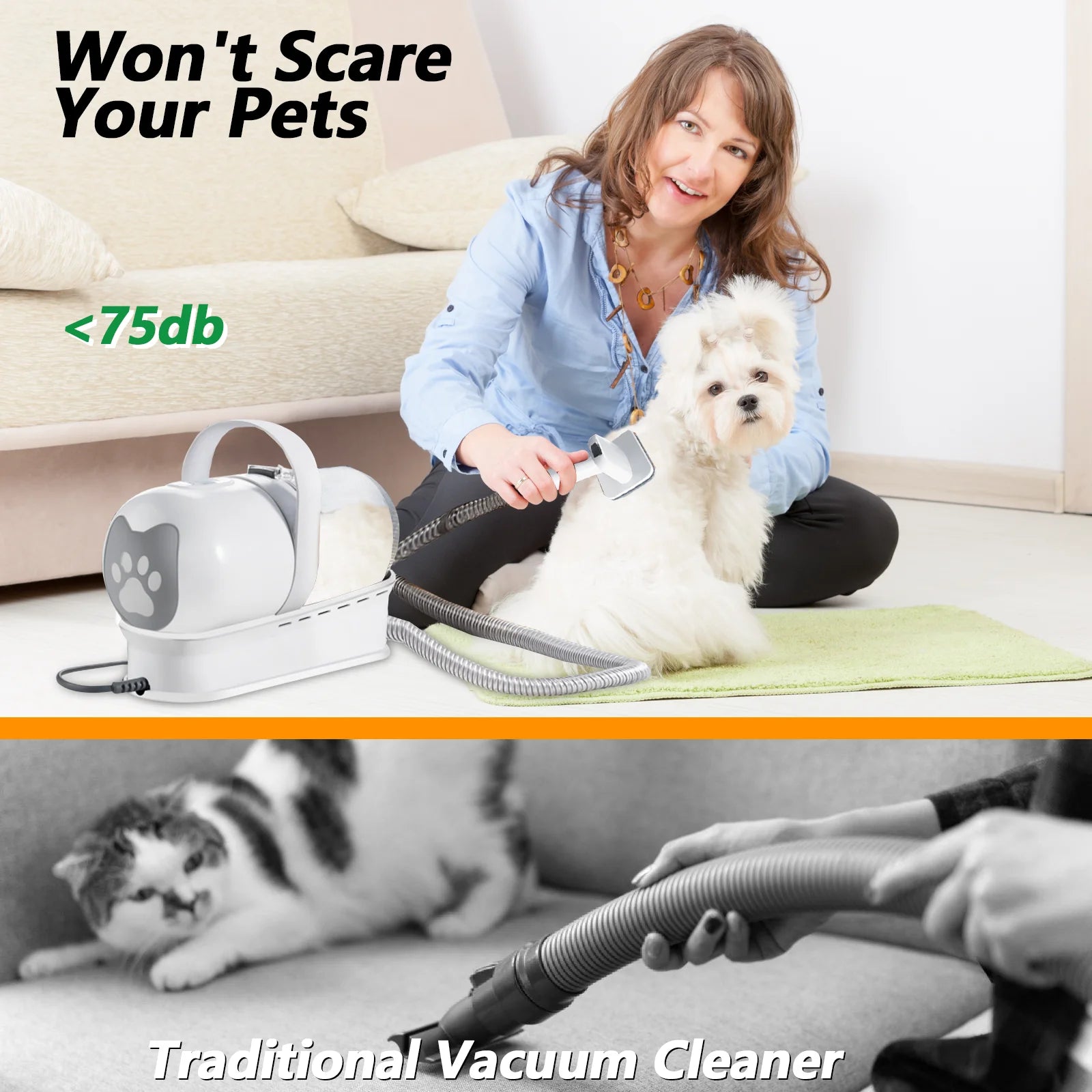 🐾 Aspirateur PoilsPro™ – Le compagnon idéal des propriétaires d’animaux