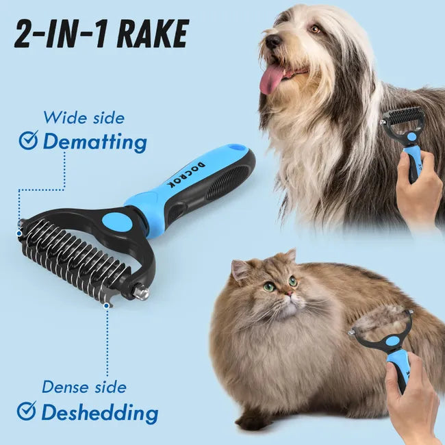 Brosse Anti-Nœuds Professionnelle – Double Face Haute Efficacité